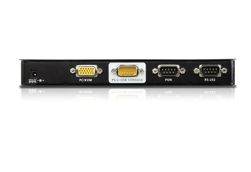 ATEN CN8000A KVM over IP-Switch, 1 Port, VGA, 1920 x 1200, Schwarz