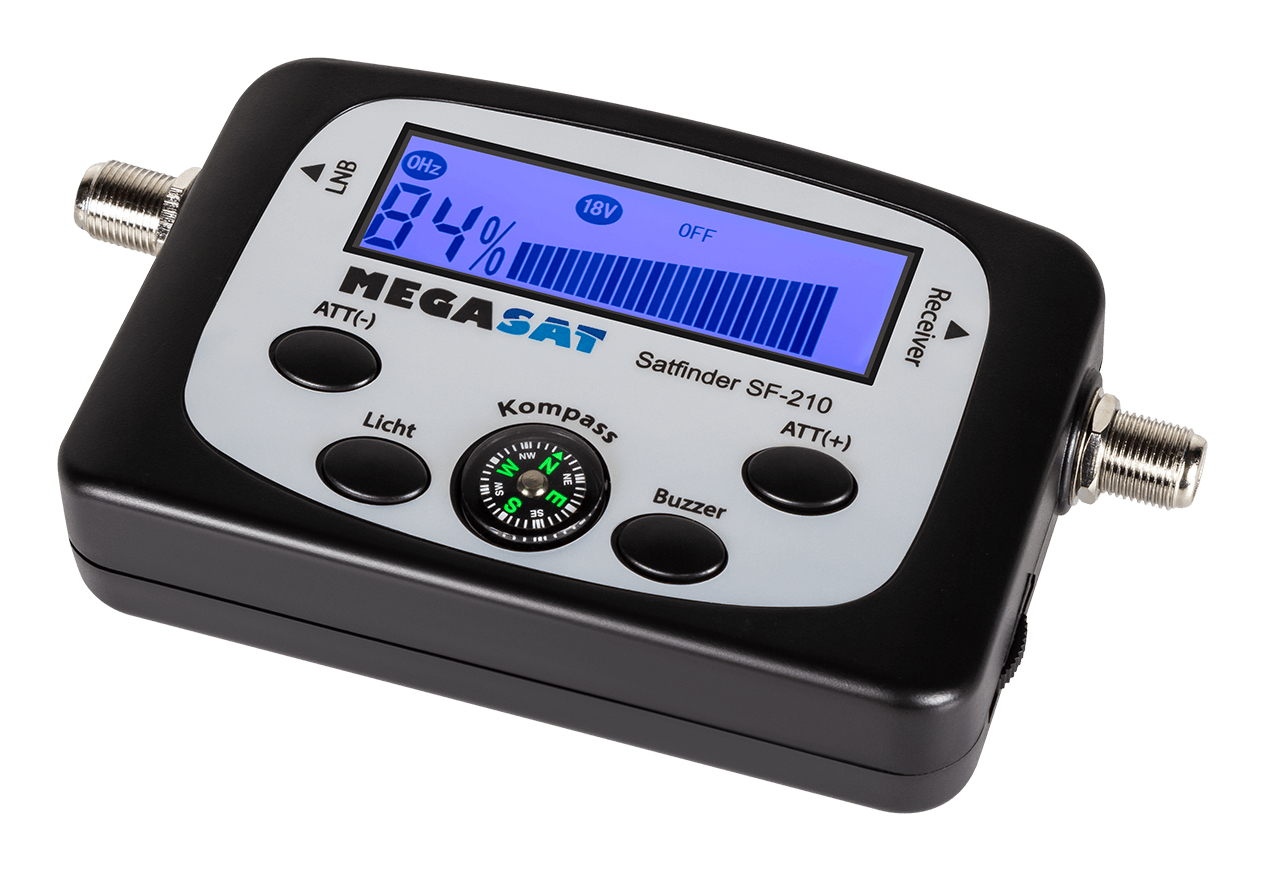 Megasat Satfinder SF-210 Digital Schwarz/Grau