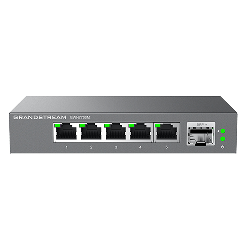 Grandstream GWN7700 Series GWN7701PA Unmanaged Switch 8x Gigabit PoE Schwarz