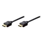 Assmann HDMI High Speed connection cable. type A M/M. 3.0m. w/Ethernet. former HDMI 1.4. UL. bl. gold (AK-330107-030-S)