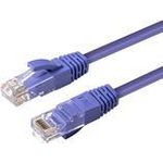 Microconnect CAT6A UTP 7.5m Purple LSZH. Kabellänge: 7,5 m, Kabelstandard: Cat6a, Kabelschirmung: U/UTP (UTP), Anschluss 1: RJ-45, Anschluss 2: RJ-45, Beschichtung Steckerkontakte: Gold, Datenübertragungsrate: 10000 Mbit/s (MC-UTP6A075P)