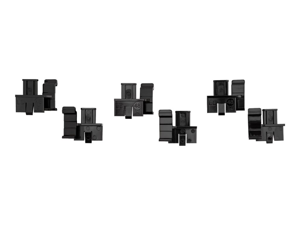 RealWear MSA Front Brim Top Mount Clips - Left Eye 3 Paar Schwarz