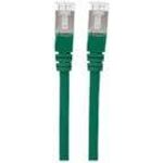 Intellinet Network Patch Cable,Cat.7 Rohkabel Cable/Cat6A Plugs, 3m, Green, Copper, S/FTP, LSOH / LSZH, PVC, RJ45, Gold Plated Contacts, Snagless, Booted, Lifetime Warranty, Polybag (740906)