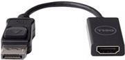Dell - Videoadapter - DisplayPort männlich zu HDMI weiblich - 20.32 cm - für Dell T1650, Inspiron 15 7560, Latitude 5285 2-in-1, 5289 2-In-1, OptiPlex 50XX, 5250