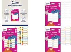 Avery Zweckform 36 Namensetiketten farbsortiert (ETVET36M)