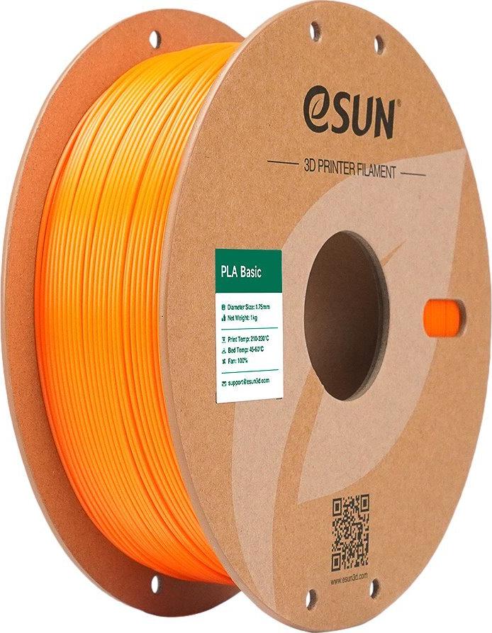 PLA BASIC 1,75mm ORANGE 1kg ESUN 3D FILAMENT (PLA-BASIC175O1P1)
