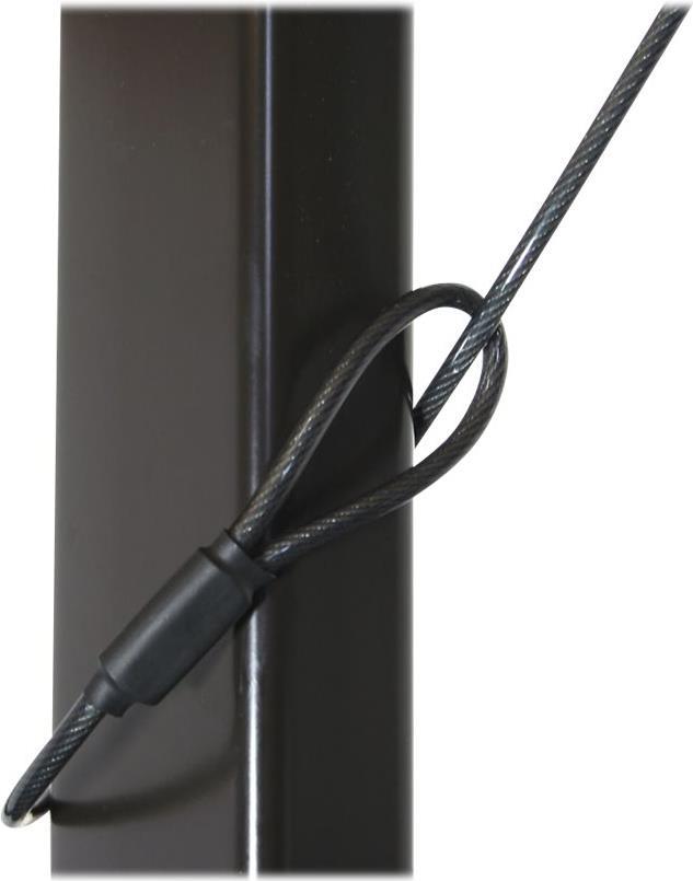 InLine iPad Halter/Case mit Sicherheitsschloss 4,4 mm x 2 m Schwarz
