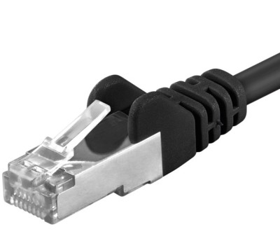 PremiumCord Patchkabel CAT6a S-FTP RJ-45 7 m Schwarz