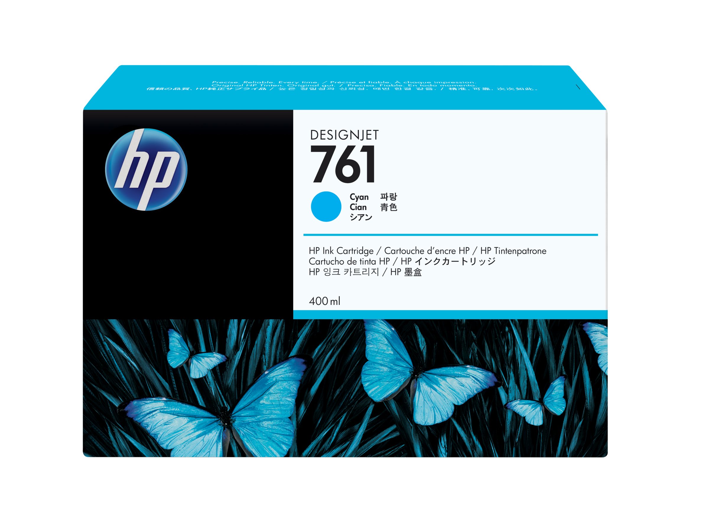 HP DesignJet 761 Cyan Tintenpatrone 400 ml