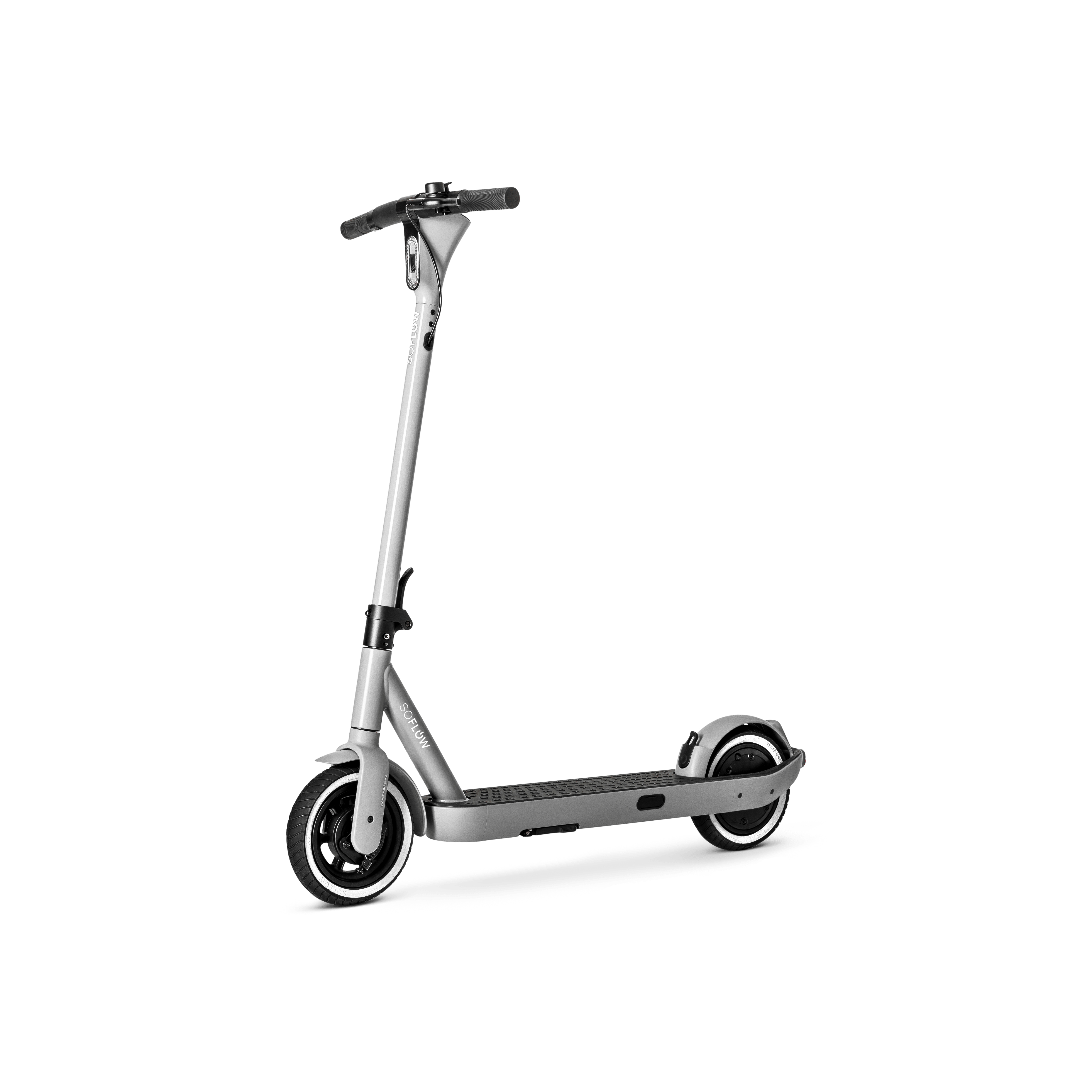 SoFlow SO ONE E-Scooter mit Straßenzulassung 22 km/h 350 W Grau/Silber