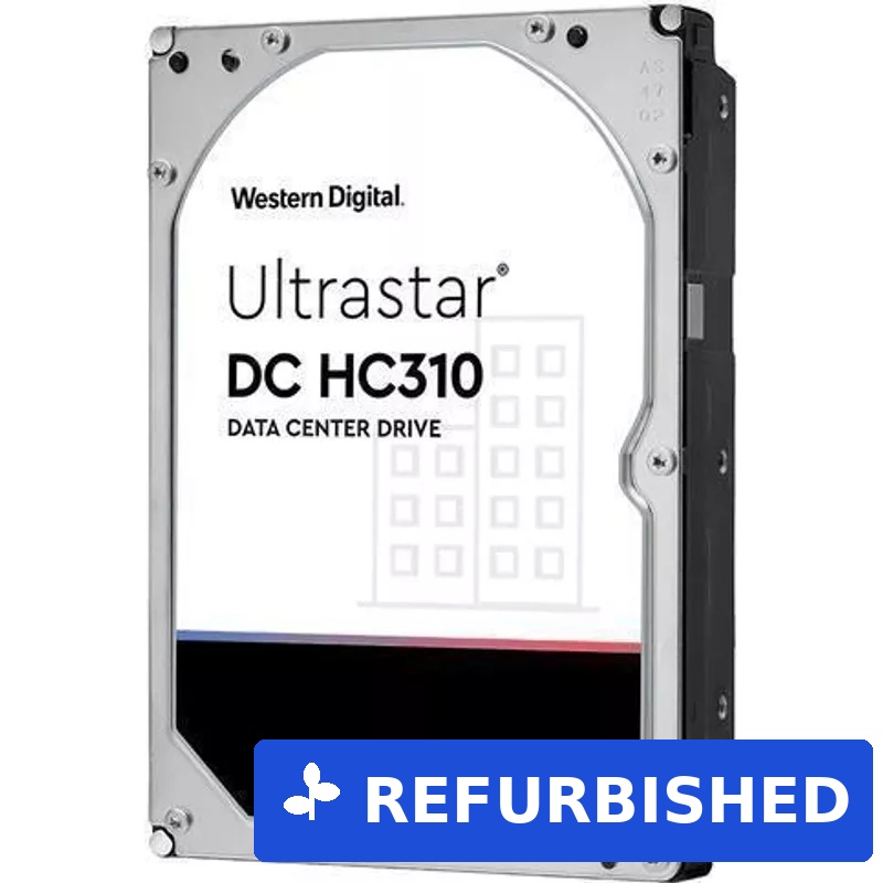 Western Digital Ultrastar DC HC310 (7K6) HUS726T6TAL5204 3.5in 6TB 256MB 7200RPM SAS ULTRA 512E SE (0B36047) (B-Ware)