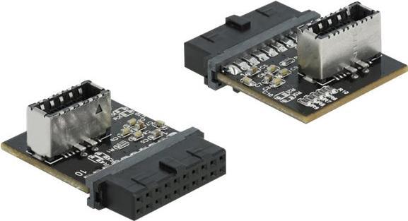 DeLOCK USB3.0 Adapter Pin Header female to internal Key A female (66432)