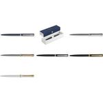 WATERMAN Drehkugelschreiber Allure Impression, Weiß G.C. Strichstärke: M, weiß lackierter Schaft, goldfarbene - 1 Stück (2225511)