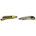 WESTEX Cutter Premium, Aludruckguss, Klinge: 18 mm, gold Abbrechmesser mit stabilem Aluminium-Gehäuse, automatische - 1 Stück (95652110)