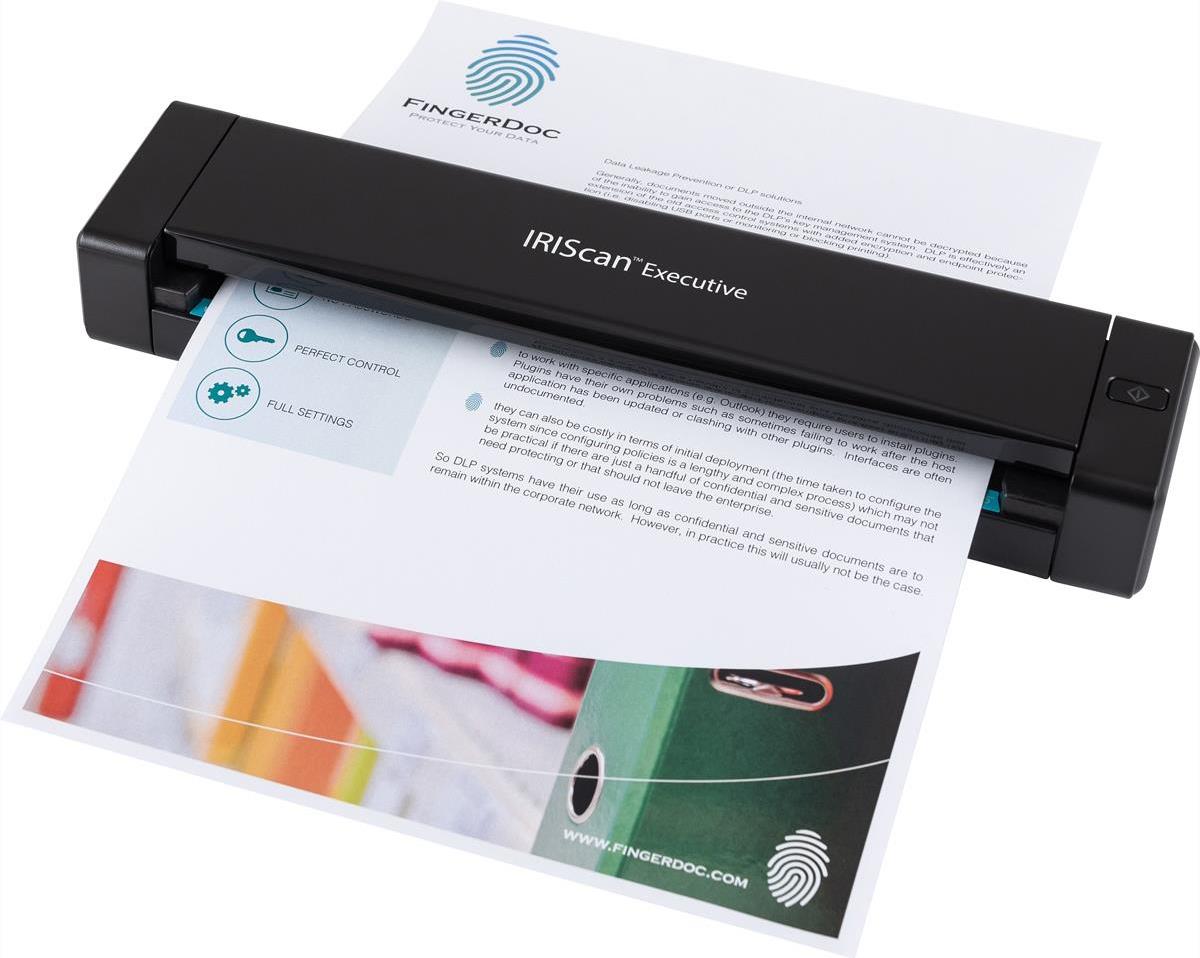IRIS IRISCan Executive 4 Tragbarer A4 Duplex-Dokumentenscanner 600 dpi USB 2.0 Schwarz
