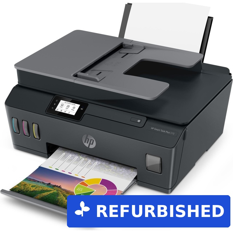 HP Smart Tank Plus 570 Thermal Inkjet A4 4800 x 1200 DPI 11 Seiten pro Minute WLAN (5HX14A) (geöffnet)