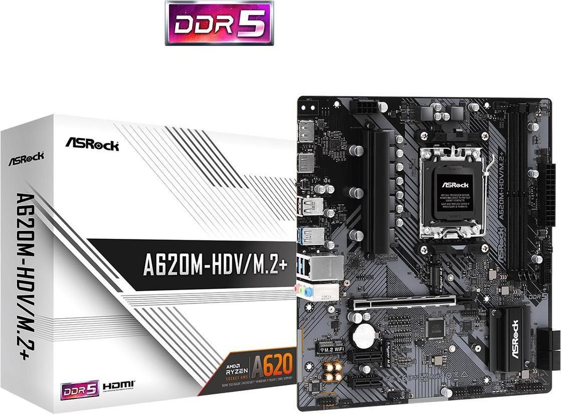 ASRock A620M-HDV/M.2+ (90-MXBLK0-A0UAYZ)