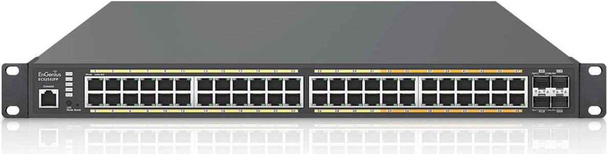 EnGenius ECS2552FP Netzwerk-Switch Managed L2+ Gigabit Ethernet (10/100/1000) Power over Ethernet (PoE) Schwarz (ECS2552FP)