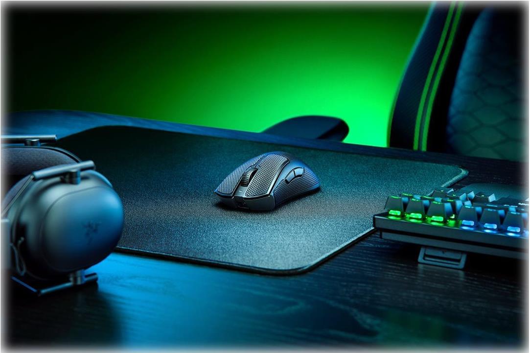 Razer DeathAdder V3 Pro Ergonomische Gaming-Maus 30000 DPI 8000 Hz kabellos Schwarz