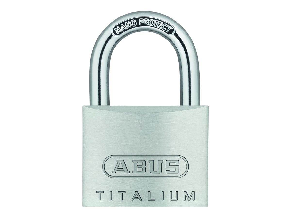 ABUS Titalium 64TI/40 Vorhängeschloss mit Schlüssel, 40mm