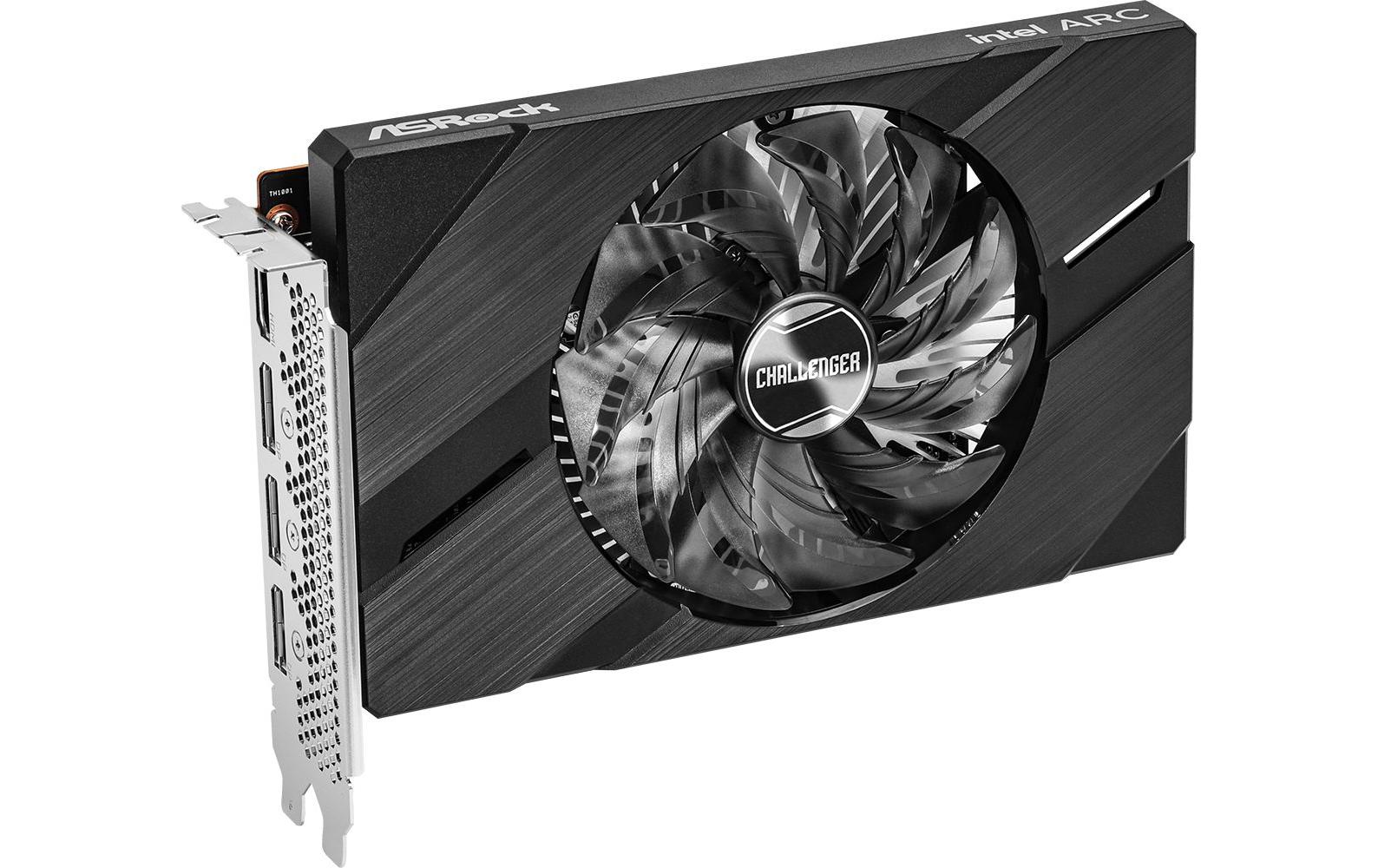 ASRock Challenger ITX Intel Arc A380 6GB GDDR6 OC Grafikkarte Schwarz