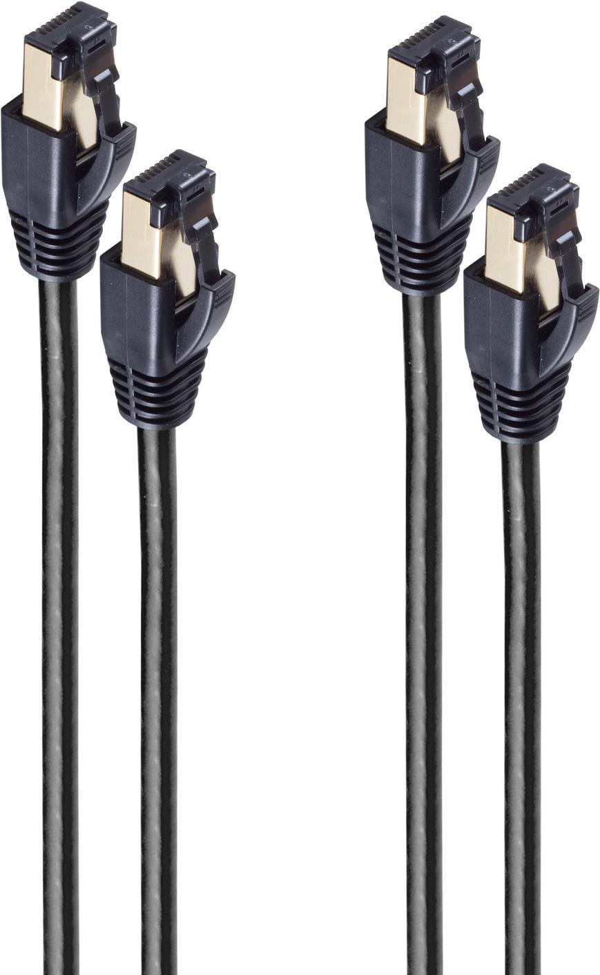 shiverpeaks BS08-41005-2 Netzwerkkabel Schwarz 0,25 m Cat8.1 F/FTP (FFTP) (BS08-41005-2)