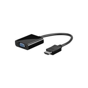 Wentronic Goobay HDMI / VGA Adapter [1x HDMI-Stecker - 1x VGA-Buchse, Klinkenbuchse 3.5 mm] Schwarz Goobay (68793)