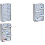 Allit 464810 Kleinteilmagazin VarioPlus ProM 57/48 (B x H x T) 300 x 565 x 140 mm Silber 1 St. (464810)