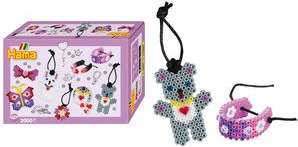 Hama Bügelperlen midi "Modeschmuck", Geschenkpackung Durchmesser Bügelperle midi: 5,0 mm - 1 Stück (00003508)