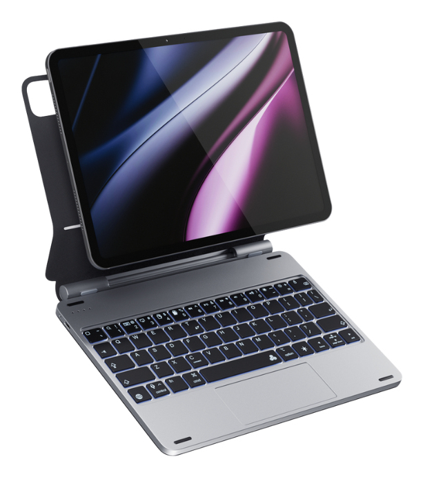 Epico Aluminium Keyboard Case für iPad Pro 11" M4 Grau