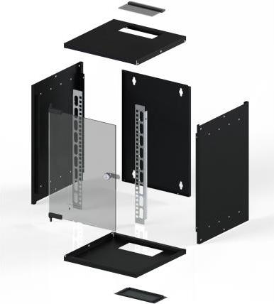 EFB-Elektronik 48,30cm (19") Montageschiene 09HE für Wandgehäuse BASIC, Set 2 Stück Hersteller: EFB Elektronik (WGB-PRO09)