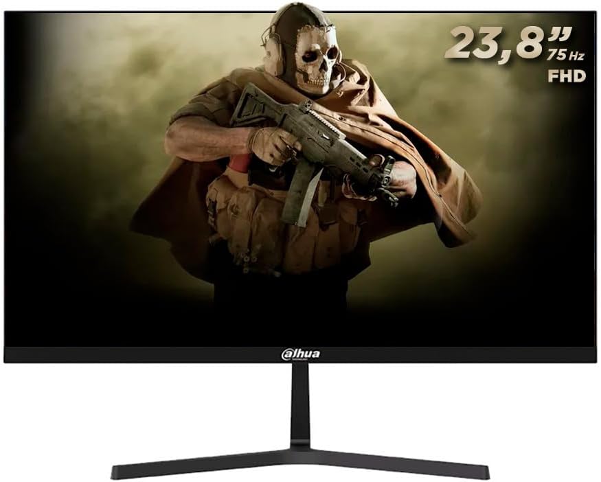 DAHUA Monitor 23,8 Zoll 1920x1080p VA 75Hz DHI-LM24-B200S-B3-V [Energieklasse E] (DHI-LM24-B200S-B3-V)