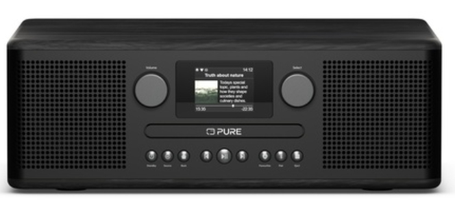 Pure Classic C-D6i Internetradio DAB+ FM 2,4" TFT USB 10 W Schwarz