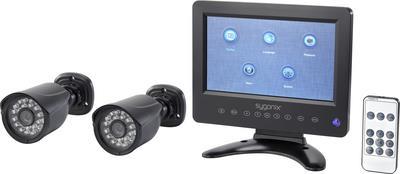Sygonix SY-4600588 AHD-Überwachungskamera-Set 2-Kanal mit 2 Kameras 1280 x 720 Pixel (SY-4600588)