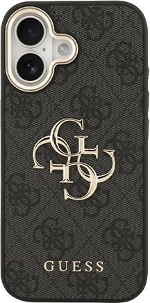 GUESS Hard Cover 4G Metal Logo Black, für Apple iPhone 17, GUHCP17S4GMGCGR (GUHCP17S4GMGCGR)
