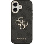 GUESS Hard Cover 4G Metal Logo Black, für Apple iPhone 17, GUHCP17S4GMGCGR (GUHCP17S4GMGCGR)