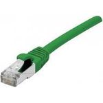 Patchkabel S/FTP, PiMF, Cat.6A, grün, 3.0 m Kategorie: Cat.6A Class EA (2x RJ45), Rohmaterial: KabelCat.7 Rohkabel (858620)