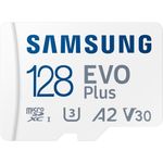 Samsung EVO PLUS microSD 128GB 2024 inkl. SD Adapter Speicherkarte UHS-I U3 Full HD & 4K UHD (MB-MC128SA/EU)