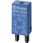 Finder Steckmodul mit Freilaufdiode, mit LED 99.80.9.220.99 Leuchtfarbe: Grün 1 St. (99.80.9.220.99)