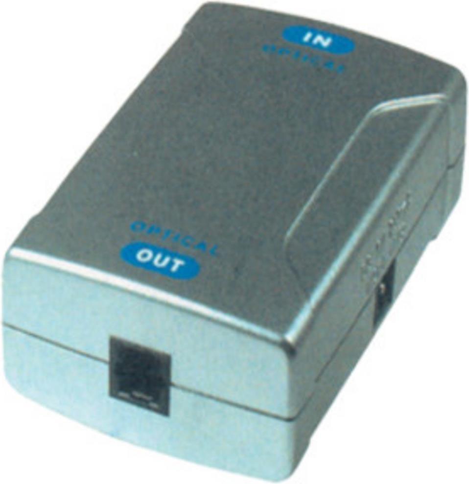 S/CONN maximum connectivity Wandler-Konverter-Digitaler Audio Signal Verstärker, Toslink, incl. Netzteil (69110)
