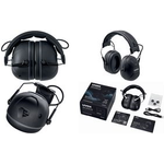 uvex Kapsel-Gehörschutz aXess one, schwarz Bluetooth, dualer Verbindungsmodus, zwei Mikrofone, - 1 Stück (2640001)