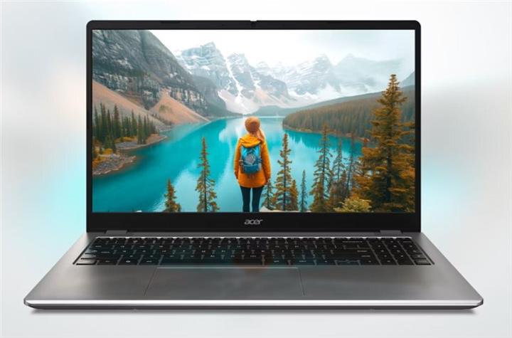 Acer Chromebook 315 CB315-7H 15,6" Intel N50 8 GB RAM 128 GB eMMC Glitzernd silberfarben