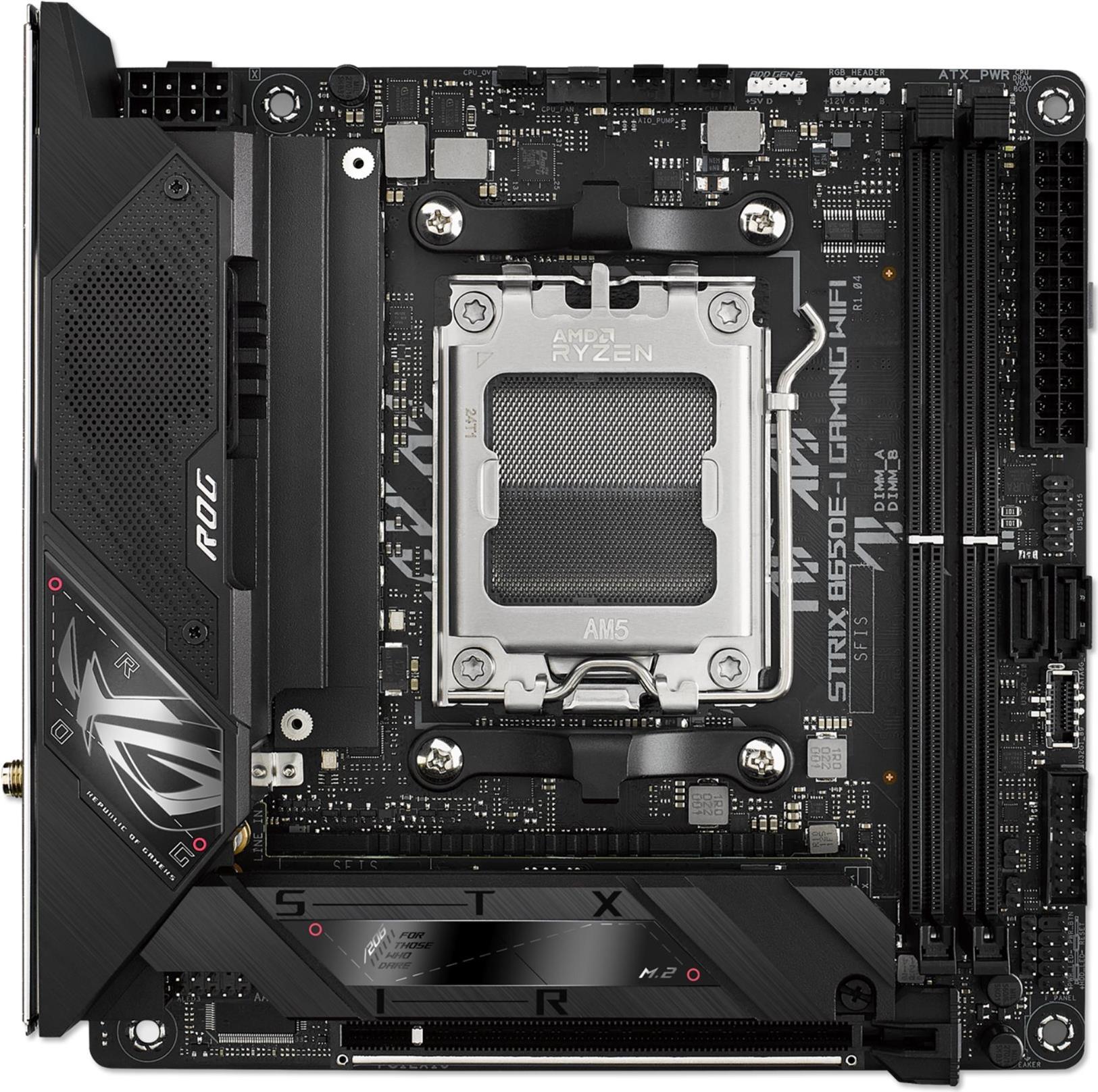 MB ASUS ROG STRIX B650E-I GAMING WIFI (AMD,AM5,DDR5,mITX) (90MB1BI0-M0EAY0) (geöffnet)