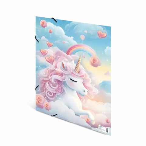 HERMA Sammelmappe A3 Karton Happy Unicorns Mehrfarbig