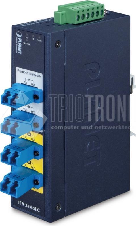 PLANET IFB-244-MLC Netzwerk Medienkonverter 1300 nm Multi-Modus Blau (IFB-244-MLC)