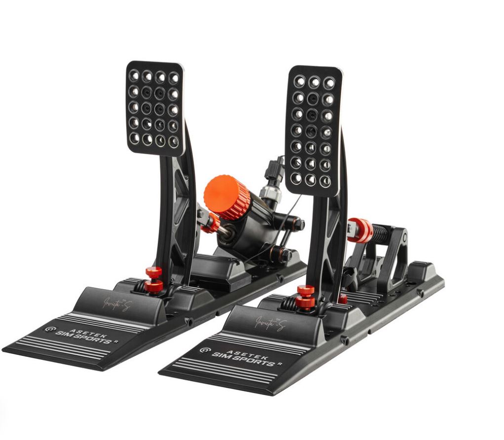 Asetek Invicta S-Series THORP II Pedalset - schwarz (40-010-0010009)