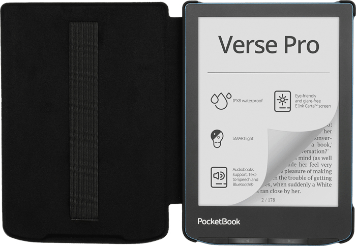 PocketBook Schutzhülle Folio Cover für 6" Verse Lite/Pro Schwarz