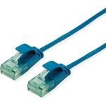 ROLINE RM UTP Patchkabel Kat6A/Kl.EA SLIM blau 3m - UTP (21.45.3446)