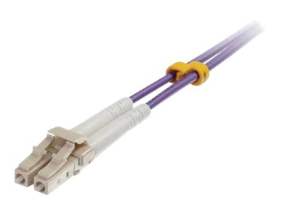 C2G OM4 LC/LC LSZH Glasfaser-Patchkabel Duplex 50/125 µm 2 m Violett