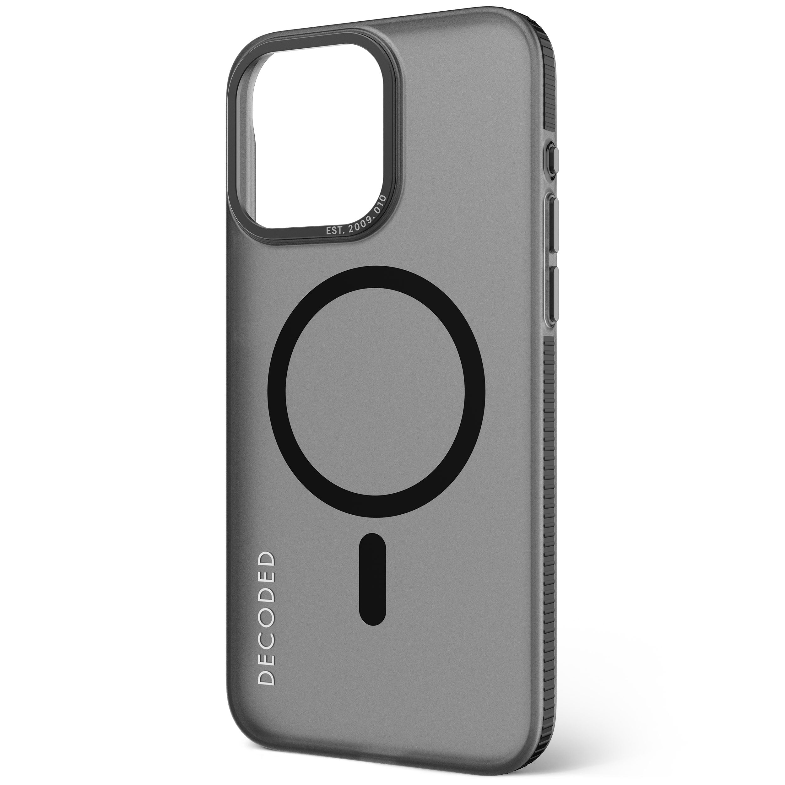 Decoded Schutzhülle für iPhone 15 Pro Max 6,7" Schwarz, Transparent